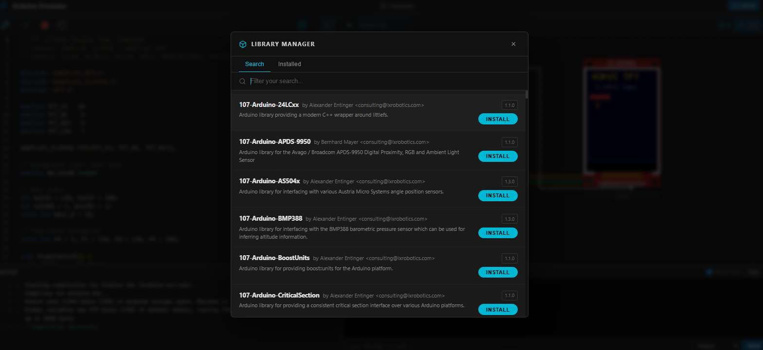 Library Manager with full library list